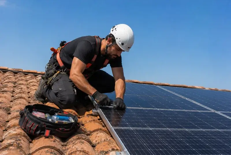Maintenance et monitoring de panneaux solaires à Ponteils-et-Brésis