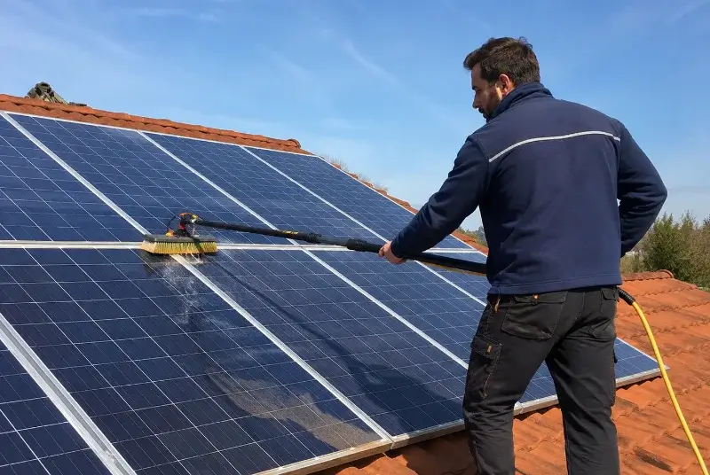 Nettoyage et entretien de panneaux solaires à Ponteils-et-Brésis